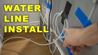 How To Install A Water Line To Your Refrigerator [upl. by Oeramed]