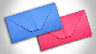 How To Make a Paper Envelope From A4 Size Paper Without any Glue Tape or Scissor [upl. by Engle]