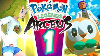 Pokemon Legends Arceus Walkthrough Part 1 Switch [upl. by Anniala]