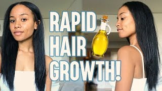 5 Best Oils For FASTER Hair Growth 🙌🏽 [upl. by Zela]