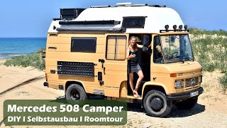 Mercedes 508 Camper  DIY Selbstausbau  Roomtour [upl. by Sabas]