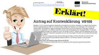 Kontenklärung erklärt Wie den Antrag V0100 ausfüllen [upl. by Ole]