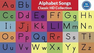 Alphabet Songs  ABC Song Collection  Teach the Letters and Sounds [upl. by Aleyak587]