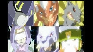 Digimon Frontier  Spirit Evolution Unison [upl. by Dana]