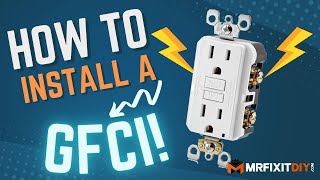 HOW TO INSTALL A GFCI OUTLET [upl. by Mode]