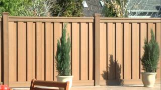 Trex Fence Post Installation Overview [upl. by Noreik]