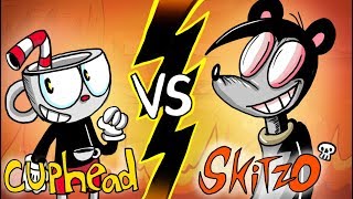 Skitzo VS Cuphead  Fan Animation [upl. by Kiele]