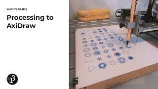 Creative Coding Processing to AxiDraw [upl. by Kiel]