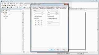 Adjusting ArcMap page layout [upl. by Einnaffit]