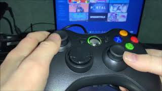 Xbox 360 Wired Controller Unboxing and Setup [upl. by Rivard]