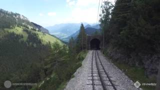 Vom Wendelstein nach Brannenburg mit der Zahnradbahn 4k  ungeschnitten OTon [upl. by Reppiks]