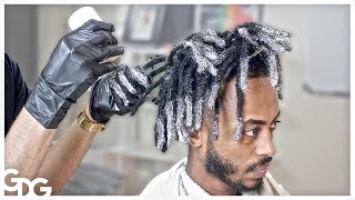 How To Dye Your Dreadlocks In Under 5 Minutes [upl. by Ulane39]