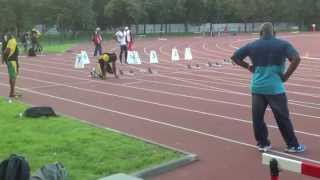 Usain Bolt acceleration and starts  competition warm up [upl. by Amato]