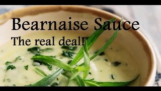 Authentic Bearnaise Sauce  Bearnaise tutorial  Step by Step French Recipe [upl. by Bride]