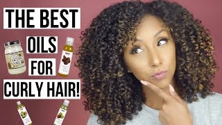 The BEST OILS for Natural Curly Hair  BiancaReneeToday [upl. by Bibbie]