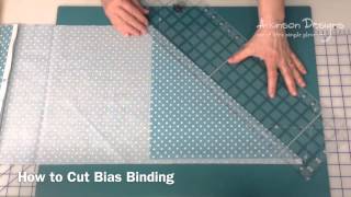 Terrys Tips How to Cut Bias Binding [upl. by Slaby]