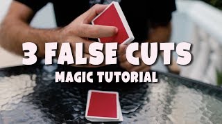 Learn 3 of my FAVORITE False Cuts  Sleight Tutorial [upl. by Rene]