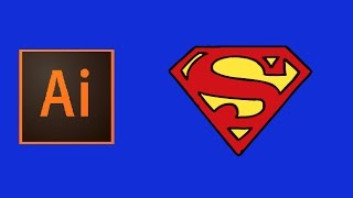 How to Design SuperMan Logo in 80 seconds  Adobe Illustrator [upl. by Hasina278]