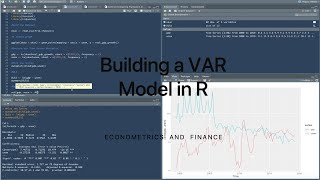 Building a VAR Model in R [upl. by Erodavlas]