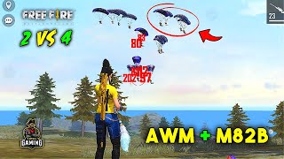 Insane AWM 23 Kill OverPower Ajjubhai Next Level Gameplay  Garena Free Fire [upl. by Ayamat]