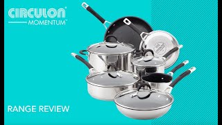 Circulon Momentum Non Stick Range Review [upl. by Adlesirk]