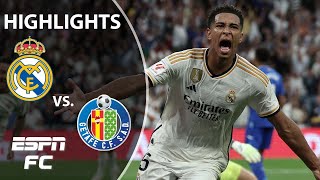 Real Madrid vs Getafe  La Liga Highlights  ESPN FC [upl. by Dleifniw309]