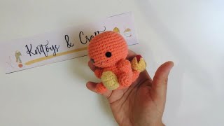 CHARMANDER AMIGURUMI POKÉMON CROCHET  TUTORIAL 12 [upl. by Lucretia292]