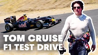 Tom Cruise test drives Red Bull Racing F1 car [upl. by Gazzo]