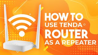 How to Setup Tenda Router as a WiFi Extender [upl. by Mcquillin]