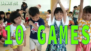 10 ESL games  simple activities kindergarten [upl. by Patin]