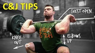 Clean amp Jerk TIPS  Front Rack Position  Elbows amp Shoulders Mobility [upl. by Nels221]