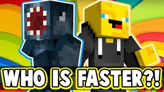 WHO IS FASTER  MINECRAFT SPEED RUN WAshDubh [upl. by Eusebio125]