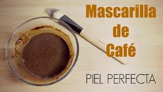 MASCARILLA DE CAFÉ  Adiós piel grasa  ManiMakePeú [upl. by Atelahs452]