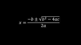 The Quadratic Formula Song  With Harmony [upl. by Chatterjee]