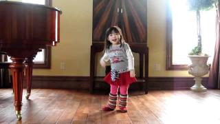 Madi Dancing amp Singing 1234 Feist Sesame Street Version [upl. by Lazare]