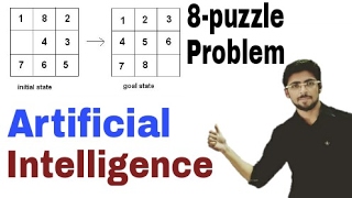 8puzzle Problem in Artificial Intelligence  Artificial Intelligence  EngHindi  14 [upl. by Ramak588]