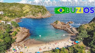 Playas imperdibles de Buzios  Brasil 🇧🇷 4K [upl. by Zondra]