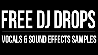 FREE DJ DROPS SAMPLES  DJ Drops 247  Brandon Futch  Sound Effects  Voice Over [upl. by Kobylak]