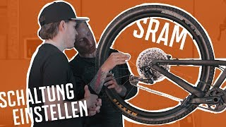 How to Schaltung einstellen  SRAM Eagle [upl. by Adelpho]