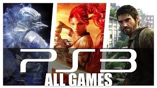 All PS3  Playstation 3 Games In One Video [upl. by Onairam]