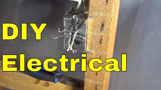 How To Connect 2 Neutral Wires TogetherWiring A Light SwitchDIY [upl. by Tat]