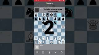 Scholar’s Mate The 4Move Checkmate [upl. by Mascia]