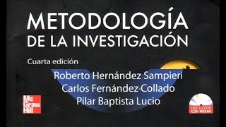 Metodología de Investigación según Sampieri [upl. by Neyuq]