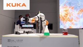 Finalist Spotlight  Precise Robotic Dispenser System  KUKA Innovation Award 2018 [upl. by Jamin210]