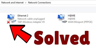 Network cable unplugged error in Windows 10  11 Fix [upl. by Tallie]