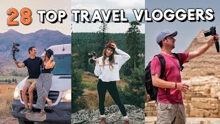 28 TOP TRAVEL VLOGGER channels to follow [upl. by Ahsiela988]