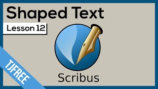 Scribus Lesson 12  Shaped Text Frames [upl. by Adihaj]