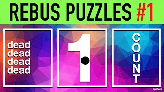 Rebus Puzzles with Answers 1 15 Picture Brain Teasers [upl. by Adleme292]