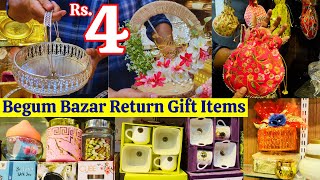 Begum Bazar రిటర్న్ గిఫ్ట్స్ ₹ 4 items for all occasions  DIY Engagement Ring Platter [upl. by Enelad]