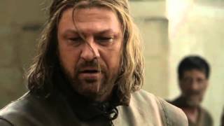 Eddard Stark Vs Jaime Lannister  Game of Thrones S01e05 [upl. by Akerehs]